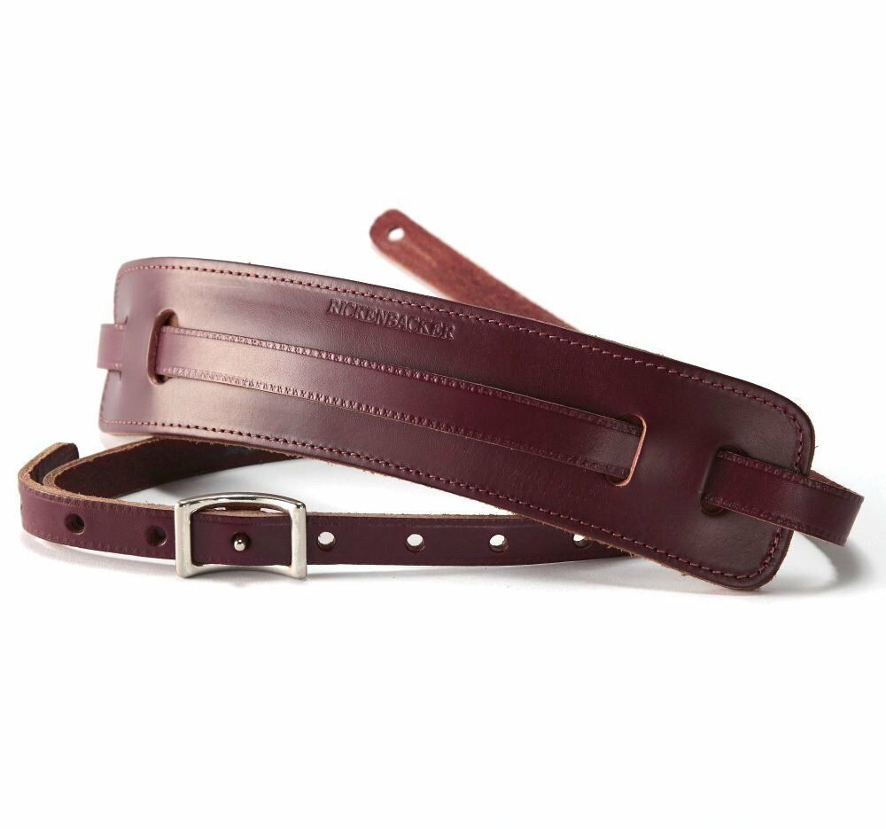 Vintage Style Leather Strap Maroon 97103 For Everything Rickenbacker