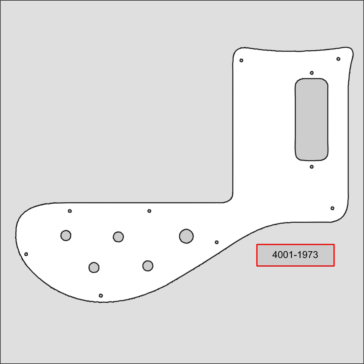 Rickenbacker 4001 Pre 1974 White Pickguard - Made By RickySounds - For ...